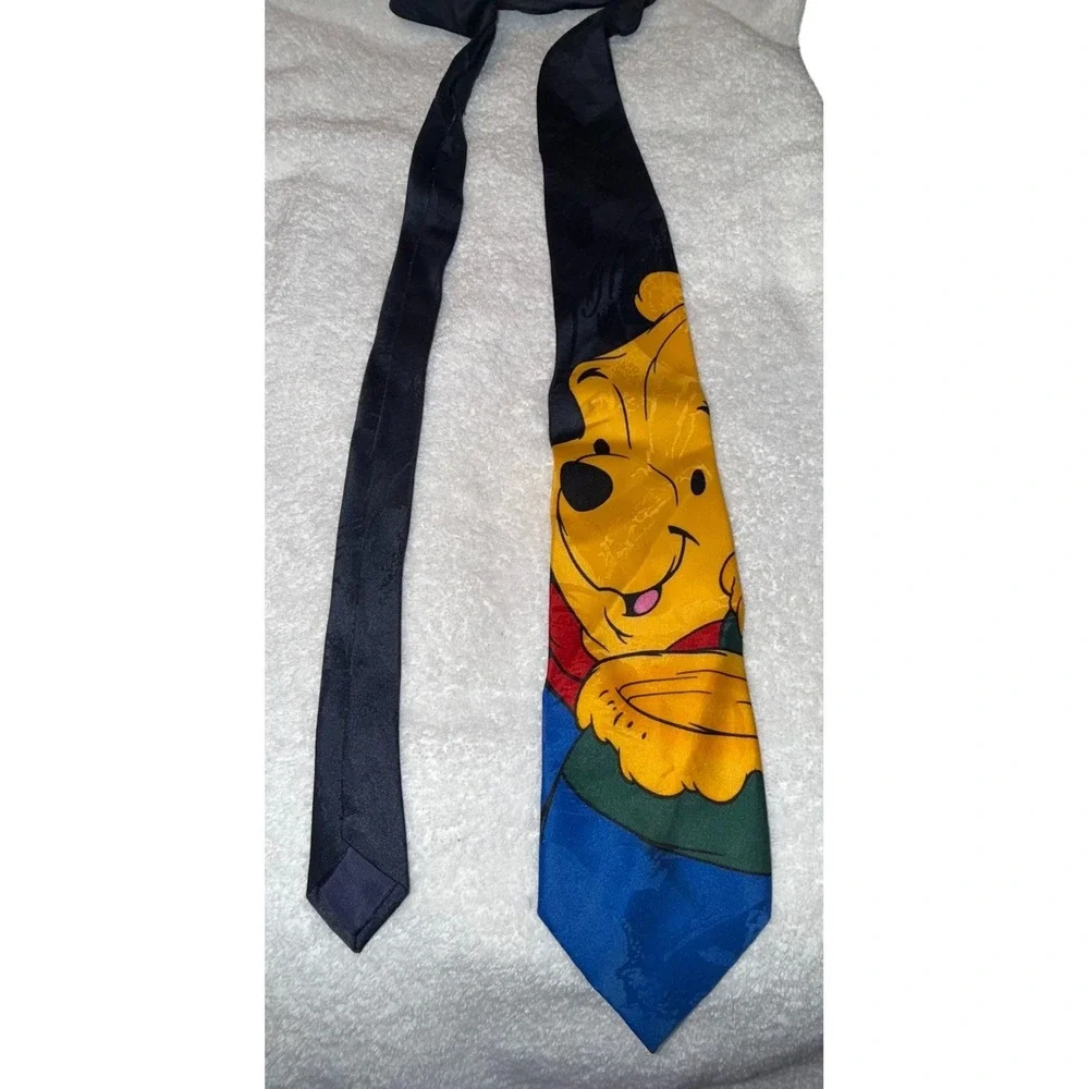 Vintage 90s Disney Winnie The Pooh‎ Theme Graphic Ties  Lot Of 2